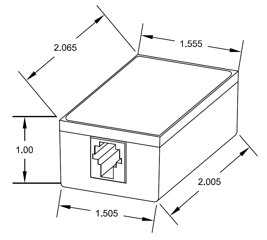 1-6200-005 Dimensional Drawing