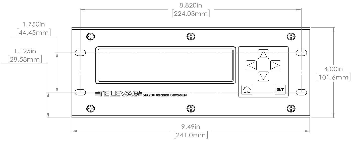 MX200 Vacuum Controller Electrical Connections (Pin Diagram)